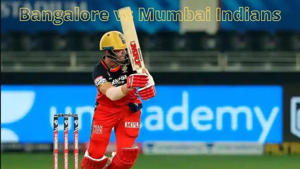 Bangalore vs Mumbai indians IPL 2020