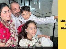 Shahraan Iqra Birthday sanjay dutt children