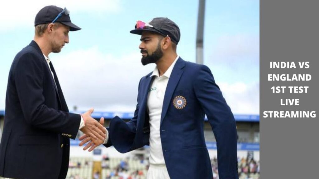 india vs england 1st test live streaming